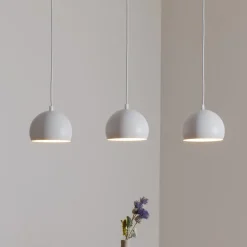 Hængelampe Sool, hvid, 3 lyskilder