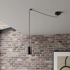 Hængelampe Speed, sort, 1 lyskilde