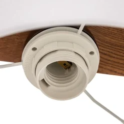 Hængelampe Sweden, 3 lyskilder, valnød