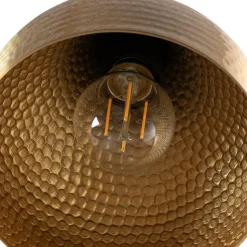 Hængelampe Tattoo 6214, guldfarvet metal 3 lyskilder lineær