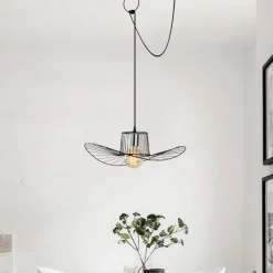 Hængelampe Tel 6726 Ø50cm sort decentraliseret