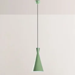 Hængelampe Tom, mintgrøn, metal, Ø 19 cm, E27