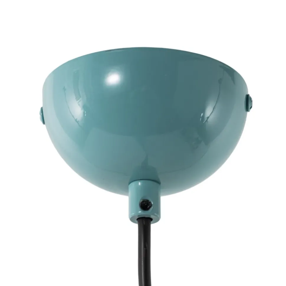 Hængelampe Tom, turkis, metal, Ø 19 cm, E27