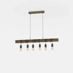 Hængelampe Townshend 4 i mørkebrun