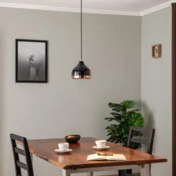 Hængelampe Yildo 6866 1 lyskilde Ø17cm sort/kobber