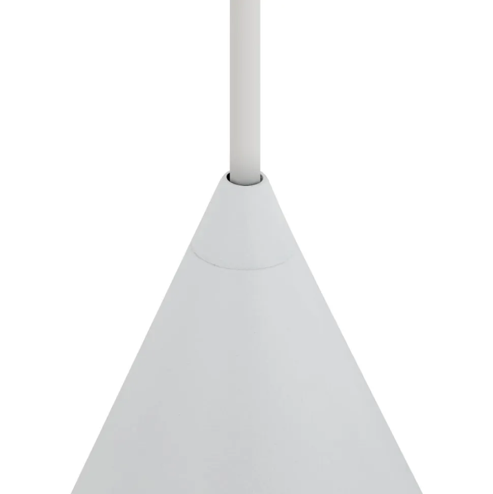 Hængelampe ZENITH, hvid, Ø 11 cm, metal, GU10