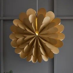 Hængestjerne Maravilla, guld Ø 60 cm