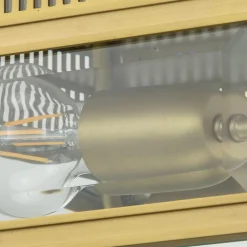 Holborn udendørs loftslampe, børstet messing