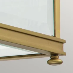 Holborn udendørs loftslampe, børstet messing