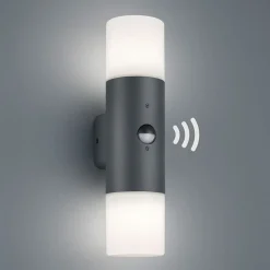 Hoosic - udendørsvæglampe med bevægelsessensor