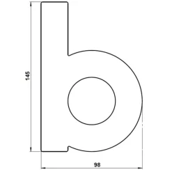 Husnummer - bogstav b
