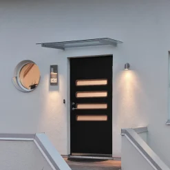 Husnummerlampe Modena 7655, stål