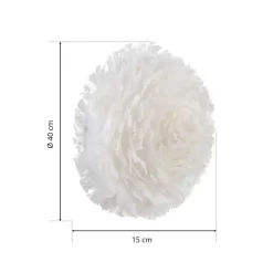 Hvid designer loftlampe Eos up