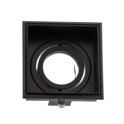 Hyde spot 1 lyskilde kantet drejelig sort