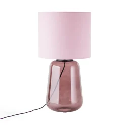 Hydra bordlampe, højde 56,5cm mauve/violet