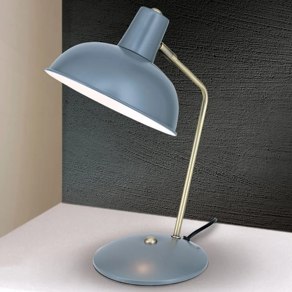 I vintagelook - Fedra bordlampe, grå