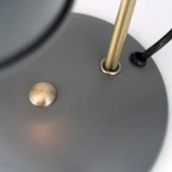 I vintagelook - Fedra bordlampe, grå