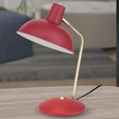 I vintagelook - Fedra bordlampe, rød