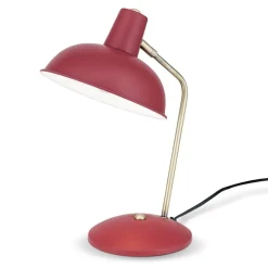 I vintagelook - Fedra bordlampe, rød