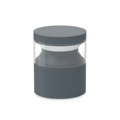 Ideal Lux LED-sokkellampe Boeing, antracit, højde 15 cm