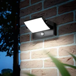 Ideal Lux udendørs LED-væglampe Swipe Sensor, antracit, IP54