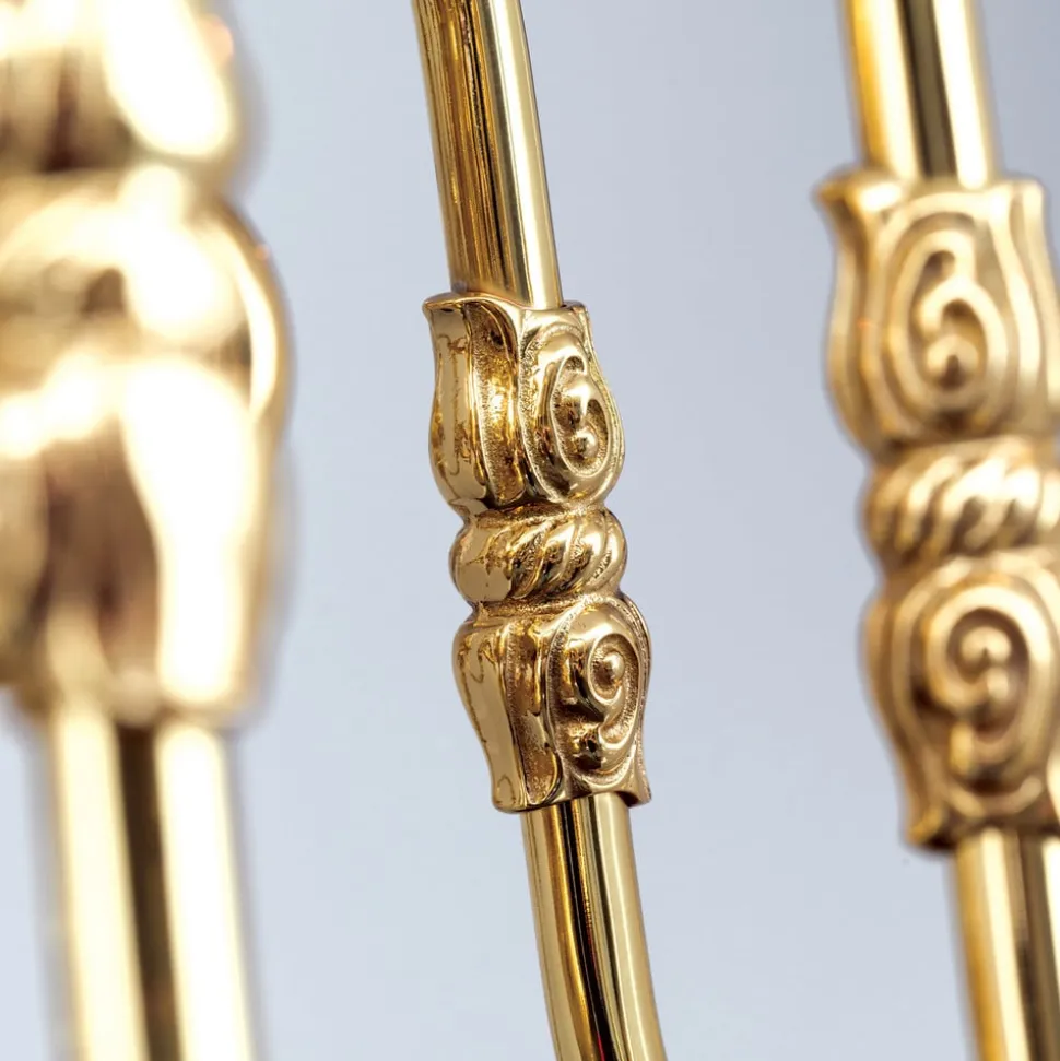 IMKE lysekrone i poleret messing med otte lys