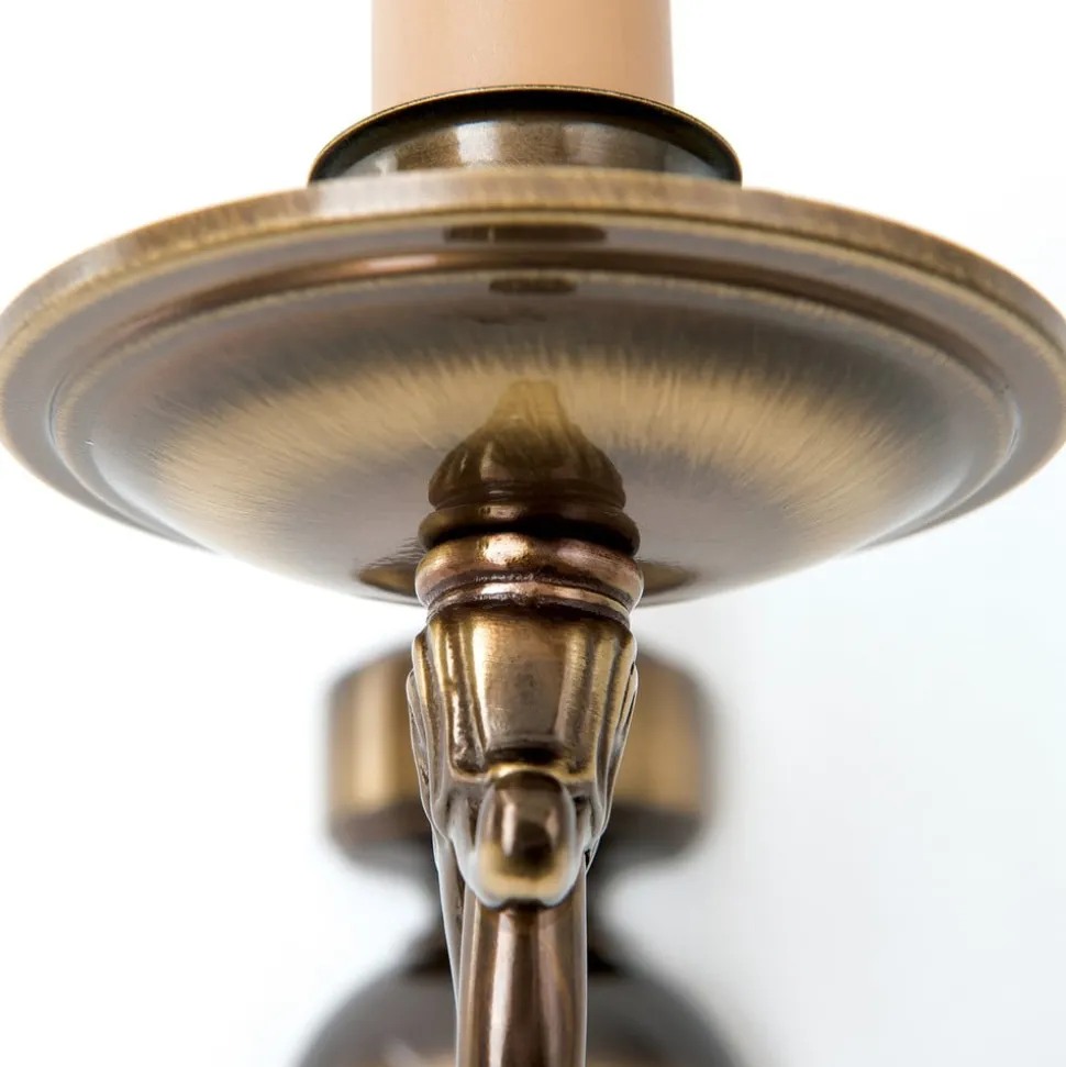 Imke væglampe, 1 lyskilde, mørkpatineret messing