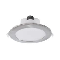Indbygget loftlampe med LED Acrux, Ø 17 cm, sølvfarvet mat, CCT