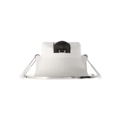 Indbygget loftlampe med LED Acrux, Ø 17 cm, sølvfarvet mat, CCT