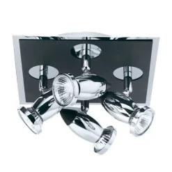 Indstillelig LATISA loftlampe m. fire pærer