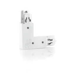 Ivela 90° hjørnejord indvendigt til LKM quadro, hvid