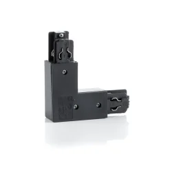 Ivela 90° hjørnejord indvendigt til LKM quadro, sort