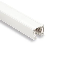 Ivela 3-fase skinne LKM QUADRO DALI, hvid, 300 cm