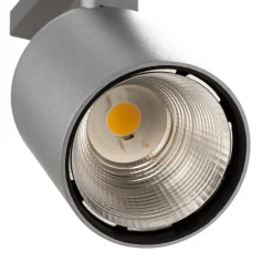 Ivela LED-skinnespot Perfetto Puro, 3-faset sølv 930