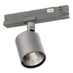 Ivela LED-skinnespot Perfetto Puro, 3-faset sølv 940