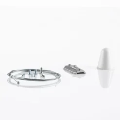 Ivela LKM rebophæng 200 cm, plade 6 cm, hvid