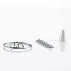 Ivela LKM rebophæng 200 cm, plade 12 cm, hvid