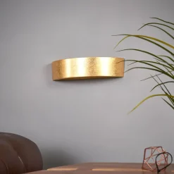 Jasin - væglampe med gylden overflade