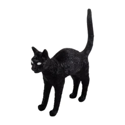 Jobby The Cat deko LED-bordlampe, sort