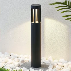 Jordis LED-gadelampe i mørkegrå