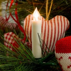 Juletræslys, trådløst, ekstrasæt, 8 cm 5 lyskilder