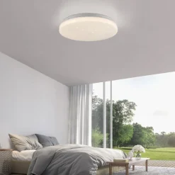 JUST LIGHT. Loftlampe Uranus, plast, 3.000 K