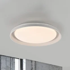 JUST LIGHT. Sati loftlampe, plast, hvid