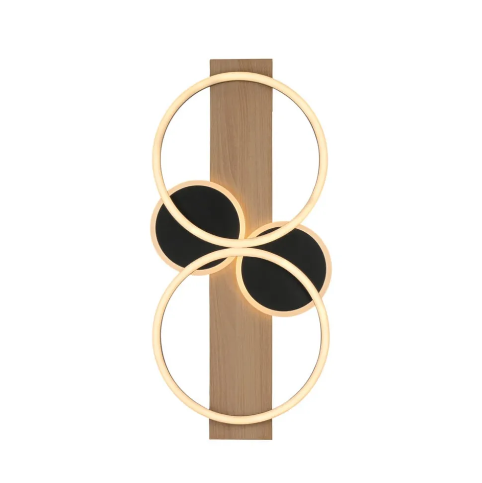 JUST LYS. Trooper loftlampe, jern, træ