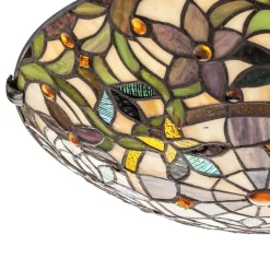 Kami loftlampe i Tiffany-stil