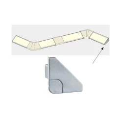 Kappe til Delta-Profil Your LED, sæt m 2