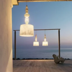 Karman Alibabig udendørs LED-hængelampe, Ø 50 cm