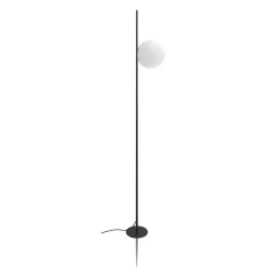 Karman lampe med jordspyd Atmosphere, sort 178 cm plast