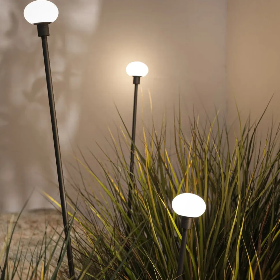 Karman LED-gadelampe MINUIT, højde 210 cm, sort, IP65