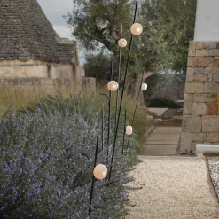 Karman Pois gulvlampe, spyd IP65 3.000 K, 158 cm